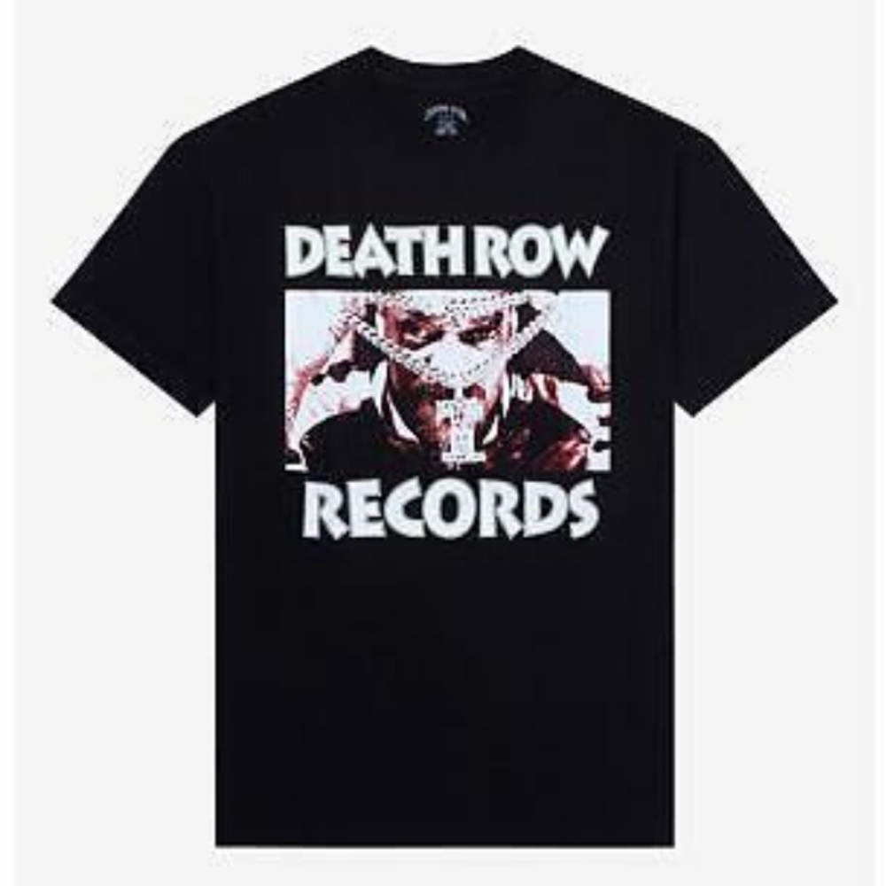 Death Row Records "Snoop Dog Portrait " Black Tee-XL